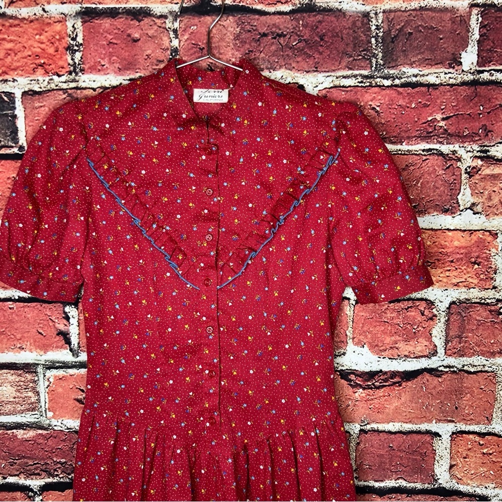 Vintage 1970s prairie dress - Picture 8 of 11